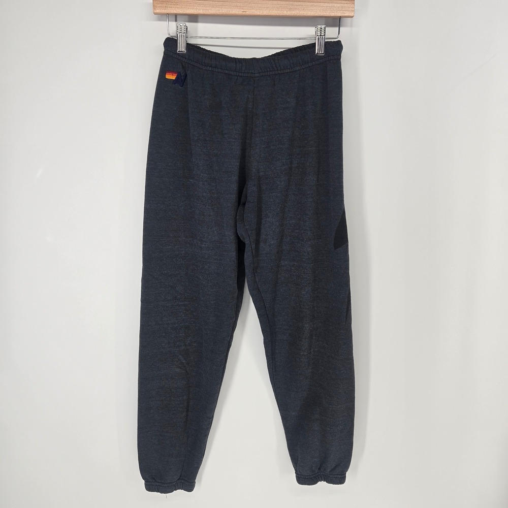 Aviator Nation Sweatpants Womens Small Gray Lightning Bolt Joggers Loungewear - Picture 1 of 10